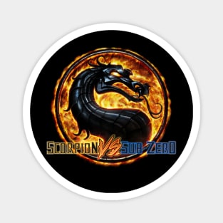 Scorpion vs Sub Zero team Mortal Kombat Pro Kompetition Magnet